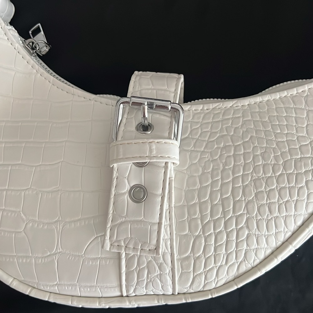 Princess Polly White Saddle Purse Handbag - Picture 2 of 6